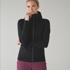Black lululemon scuba jacket, size 2